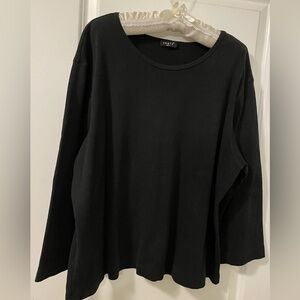 Comfy USA Charcoal Knit Top